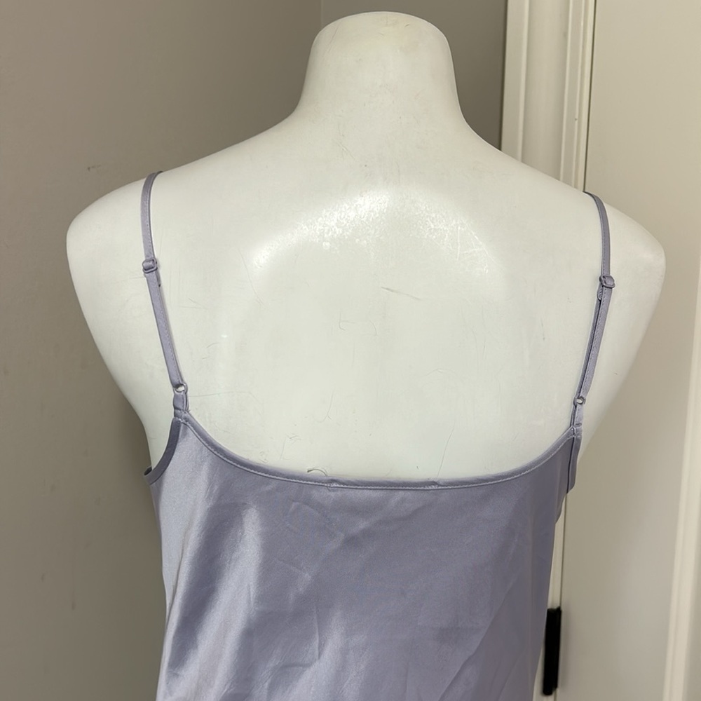 All Saints Hera Dress Slip Dress in Misty Lilac Purple Scoop Neck Sz M NEW - Picture 6 of 14